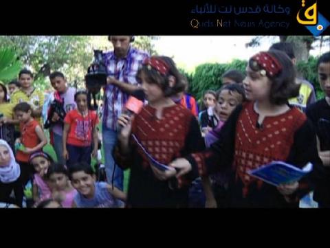(ميد ومايا) اصغر من يعمل في حقل الإعلام بفلسطين في برنامج على "هنا القدس"