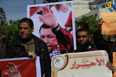 تسمية احد شوارع البيرة باسم الزعيم الراحل تشافيز