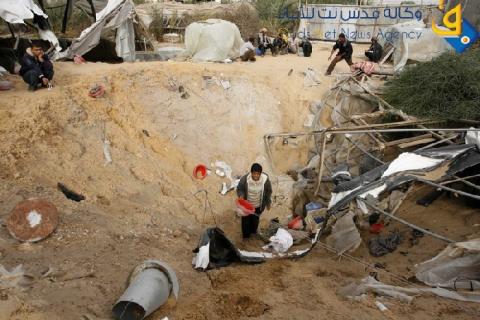 تعليمات من شرطة غزة للمواطنين بعد القصف