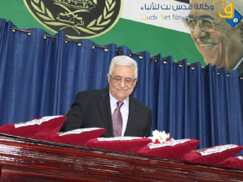 ابو مازن يستقبل وفدا من رجال الأعمال الإسرائيليين