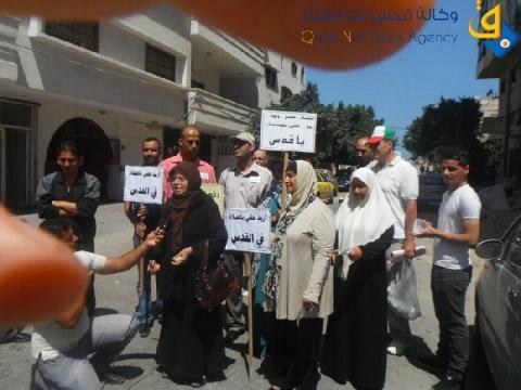 سكان قطاع غزة يطالبون بحقهم بالصلاة في المسجد الأقصى