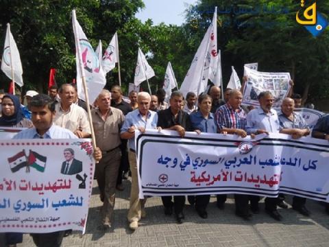 جبهة النضال الشعبي بنابلس تطالب المؤسسات والشركات بأن تكون شعارهم لعام 2014 للأسرى