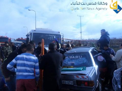 مصرع شخص  إثر حادث دهس في قلقيلية