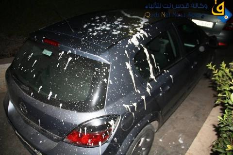 صور.. مجهولون يعتدون على منزل وسيارة منسق اللجان الشعبية في الضفة‎
