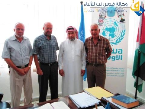 وفد دار الإفتاء يزور مكتب رئاسة الأنروا بمحافظة خان يونس