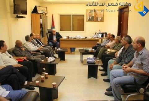 ابو العردات يترأس اجتماعاً لفصائل الثورة ولجان مخيم نهر البارد في سفارة فلسطين