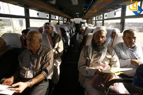 الرحلة الأولى لحجاج غزة تغادر الى السعودية