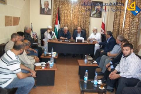 اللجنة السياسية الفلسطينية الموحدة  تعقد اجتماعها بمخيم عين الحلوة