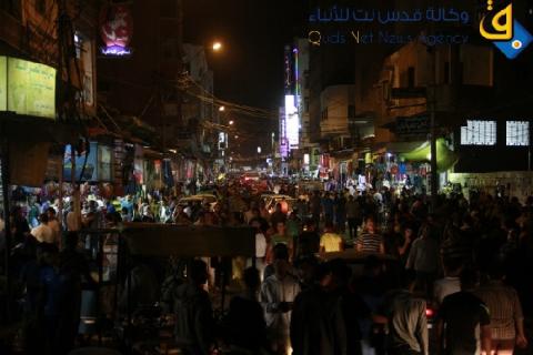 صور.. ازدحام أسواق  غزة في عيد الاضحى 
