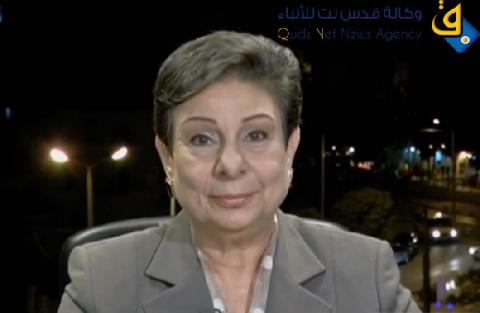 عشراوي: ليس على حماس الاعتراف بإسرائيل ولم نطلب من نتنياهو إقالة ليبرمان