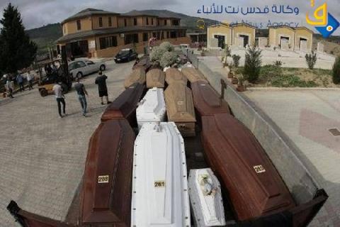 مراسم لدفن ضحايا السفينتين في ايطاليا