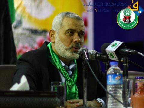هنية: الشعب الفلسطيني يمتلك شباب سيكررون صفقة "وفاء الأحرار" مرة أخرى