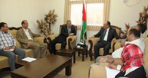 وزير الصحة يستقبل وفد من مركز الميزان لحقوق الإنسان‎
