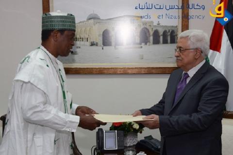رئيس نيجيريا يزور فلسطين اليوم