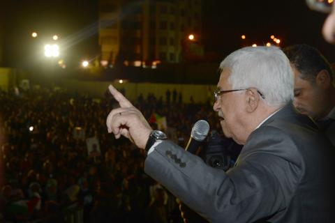 أبو مازن خلال استقبال المحررين: لا اتفاق ويوجد اسير واحد خلف القضبان