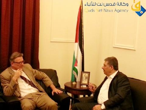 دبور يستقبل السفير الالماني في لبنان كلاجس