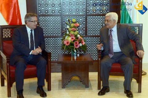 الرئيس عباس: سنواصل الجهود لتحقق السلام وإنهاء الاحتلال