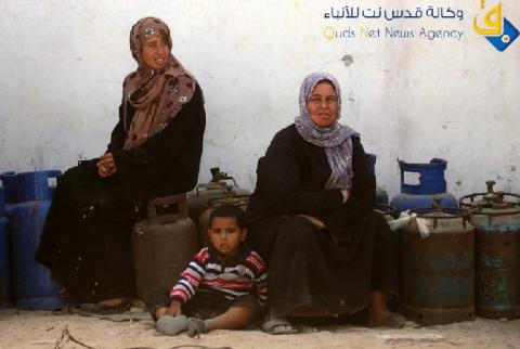 صور.. أزمة غاز الطهي في قطاع غزة
