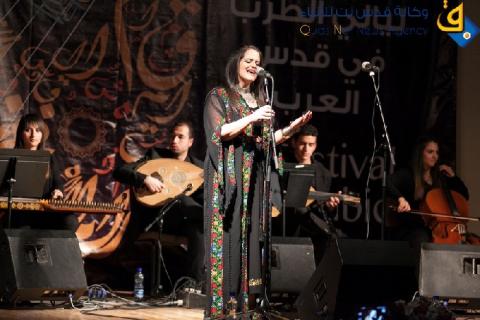 اختتام عروض الأسبوع الاول من مهرجان "ليالي الطرب في قدس العرب"