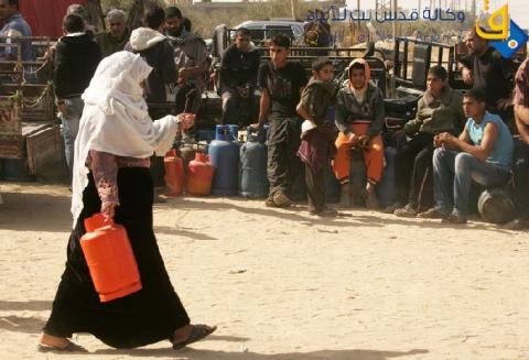 هيئة البترول : 90% من ازمة غاز الطهي بغزة انتهت
