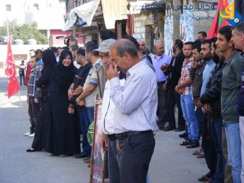 وقفة تضامنية مع الاسرى بخان يونس