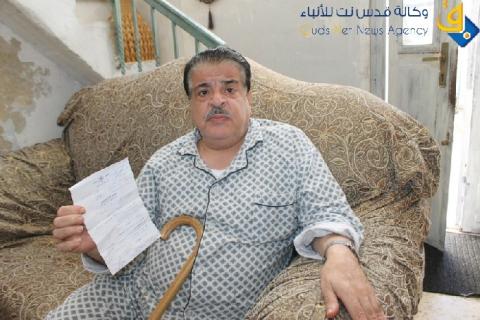 فيديو.. استدعاء مسن مقدسي للتحقيق حول ترميم (مطبخ وحمام) قبل  10سنوات