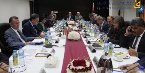 مجلس الوزراء يلتئم في مدينة نابلس