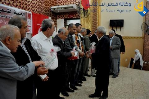 في ذكرى الانطلاقة الـ46 الشعبية بمحافظة شمال غزة تكرم عدد من المؤسسين