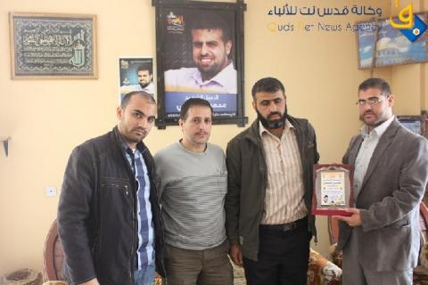 التجمع الإعلامي ينفذ زيارة لذوي شهداء "الإعلام"