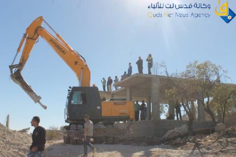 تجمد أعمال البناء الفلسطينية فى المنطقة "ج" بالضفة
