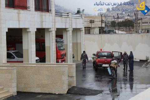 تشغيل مركز دفاع مدني بلاطة في محافظة نابلس
