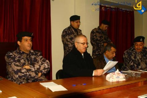 الحمدالله وأبو علي يتفقدان الدفاع المدني ويطلعان على الاستعدادات