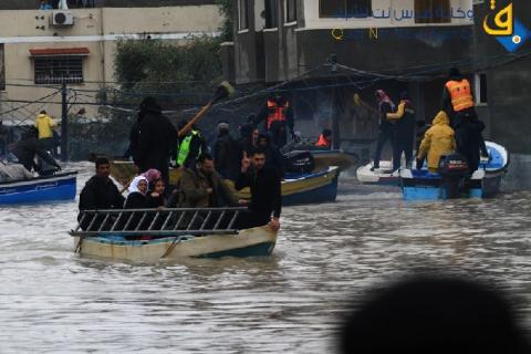 بعد رحيل " اليكسا".. سكان منطقة "النفق" مازالوا غارقين بنهر "اصطناعي"