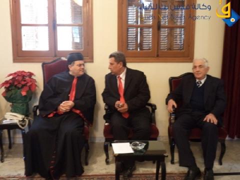 الجبهة الشعبية في صيدا قدّمت التهاني بالميلاد المجيد