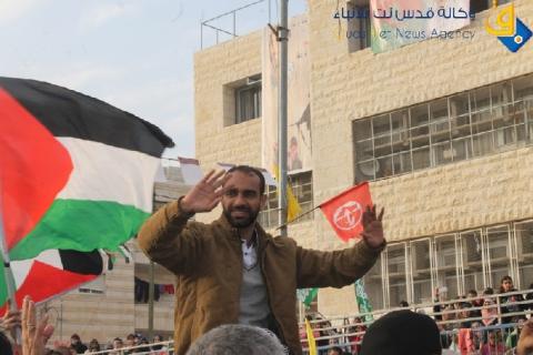 صور..مهرجان خطابي ابتهاجاً بإطلاق سراح العيساوي بعنوان"الوحدة والانتصار"