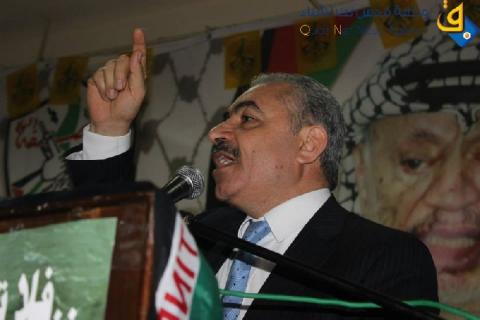 اشتية: المفاوضات الى الفشل ونتجه نحو خيار "الدولة الواحدة"
