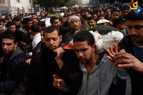 محدث.. الاحتلال يطلق قنابل غاز تجاه مسيرة تشييع العجلة وإصابة مواطن