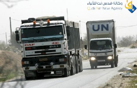 الجانب الإسرائيلي يوافق على إدخال ألف طن من مواد البناء لقطاع غزة