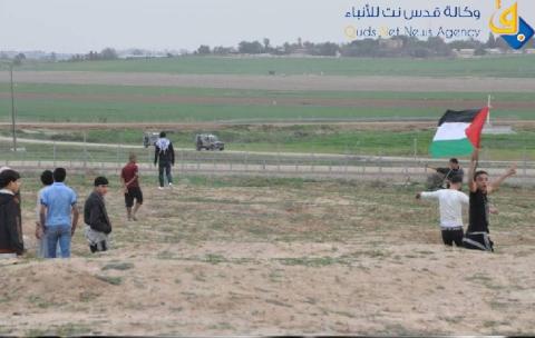 اصابة فتى وصياد برصاص قوات الاحتلال في غزة 