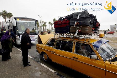 بدء مغادرة معتمري الفوج السادس عبر معبر رفح