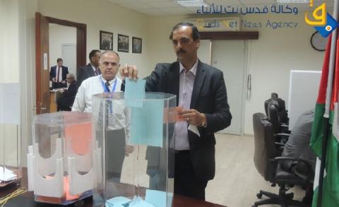 فوز علي الحايك وقائمة الوفاء بانتخابات جمعية رجال الاعمال بغزة