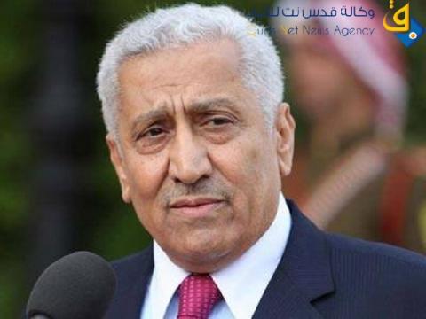 النسور يزور رام الله اليوم ويلتقي الرئيس ورئيس الوزراء