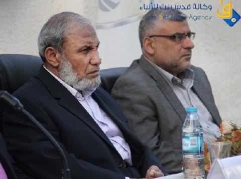 الزهار: نريد مصالحة لتكريس برنامج المقاومة ورفض التفريط