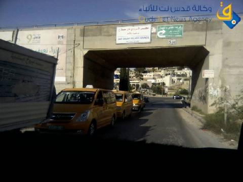 صور.. حاجز عسكري على مدخل بيت لحم الشرقي