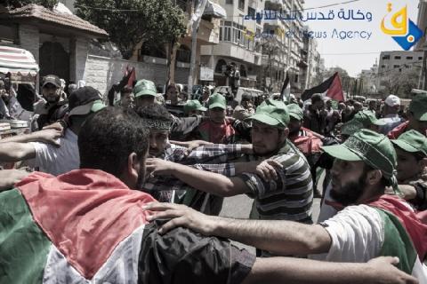 صور.. فعاليات يوم الاسير في غزة انتقادات للفصائل ودعوة للتدخل الدولي
