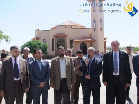 جامعة الأقصى تنظم سلسلة بشرية نصرة للأقصى