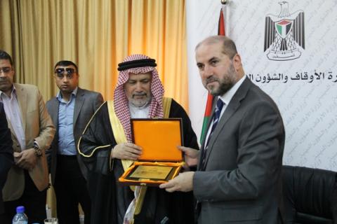 الهباش يبحث مع نظيره الأردني اوضاع القدس والمسجد الأقصى