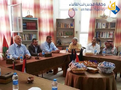 ندوة بعنوان " المناهج ودورها في تشكيل الهوية الوطنية" في مدرسة بنات حبلة الثانوية