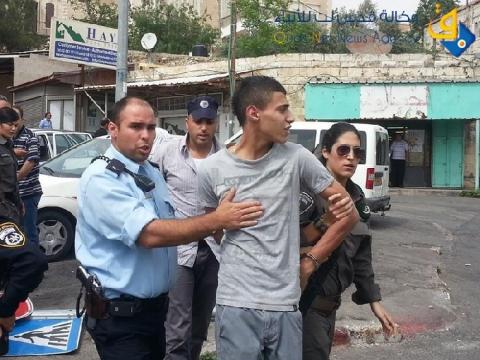 اعتقال شابين مقدسيين  في الشيخ جراح وطفل في سلوان