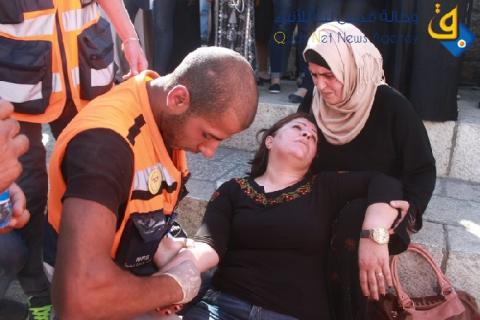 صور.. اعتقال 4 مقدسيين واصابة العشرات بقمع مظاهرة سلمية بذكرى النكبة
